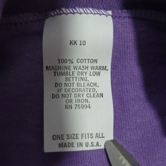 Vintage Lizard Graphic KK10 Purple Turtle Neck Faded T-Shirt One Size Fits All - Picture 6 of 12